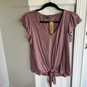 Brand new with tags Democracy flutter sleeve top.